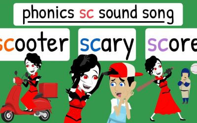 sc Consonant Blend Sound Phonics Song – Watch on Silly School Education TV