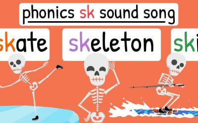 sk Consonant Blend Sound Phonics Song – Watch on Silly School Education TV